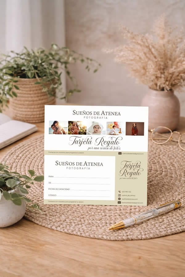 Sueños de Atenea Photography - Blog - Promoción día del Padre - Cheque regalo
