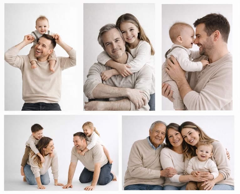 Sueños de Atenea Photography - Blog - Promoción día del Padre - Sesión en estudio